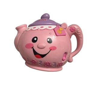 Fisher-Price Pink and Purple Smiling Teapot